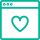 digital marketing heart icon